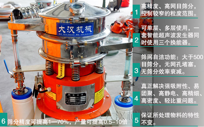 氣體保護超聲波振動篩優勢 氣體保護超聲波振動篩優勢
