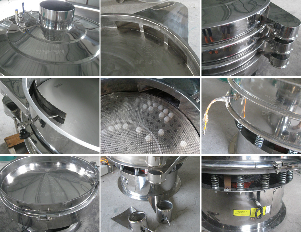 全不銹鋼振動篩細節 全不銹鋼振動篩細節